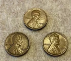1944 P D S Lincoln Wheat Penny 3 coin Set FREE SHIPPING. Lot #8