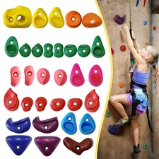 32 PCS Rock Climbing Wall for Kids,Rock Wall Climbing Holds,Adults Climbing W...