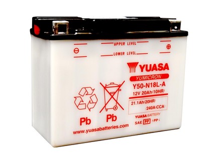 Yuasa Y50-N18L-A Yumicron 12 Volt Battery