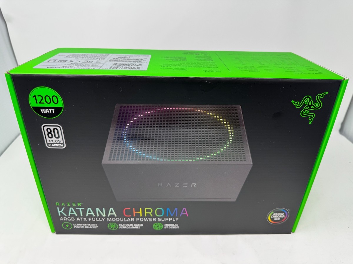 New Razer Katana Chroma 1200W 80Plus Platinum ARGB ATX Full