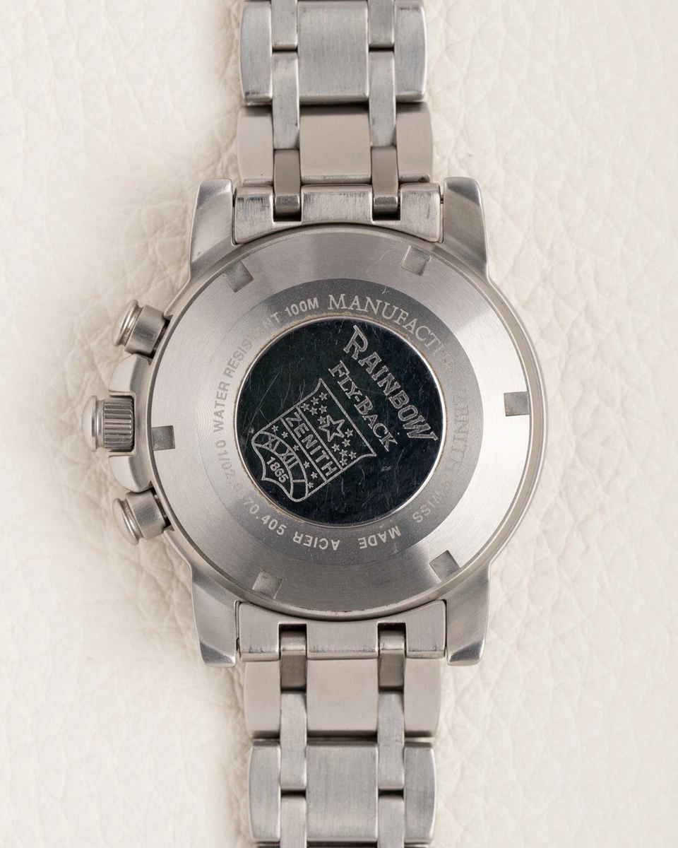 ZENITH El Primero Rainbow Flyback Ghost Bezel 40mm Automatic 01/02.0470.405
