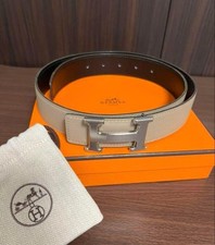 Hermes Constance H Belt 32mm Size 85 Black Excellent Condition With Box Used