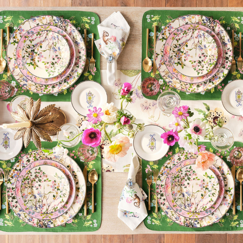 Potterybarn Cynthia Rowley Midsummer Night's Dream Dinner Plates