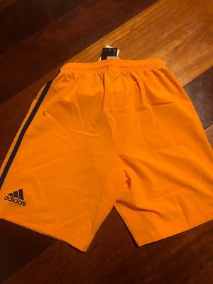 Adidas Men s Condivo 18 shorts, Lucky Orange/Dark Blue XS Extra Small CE1700