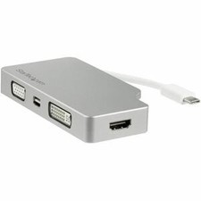 Startech USB C Multiport Video Adapter 4K/1080P USB Typ C auf HDMI VGA DVI oder Mi