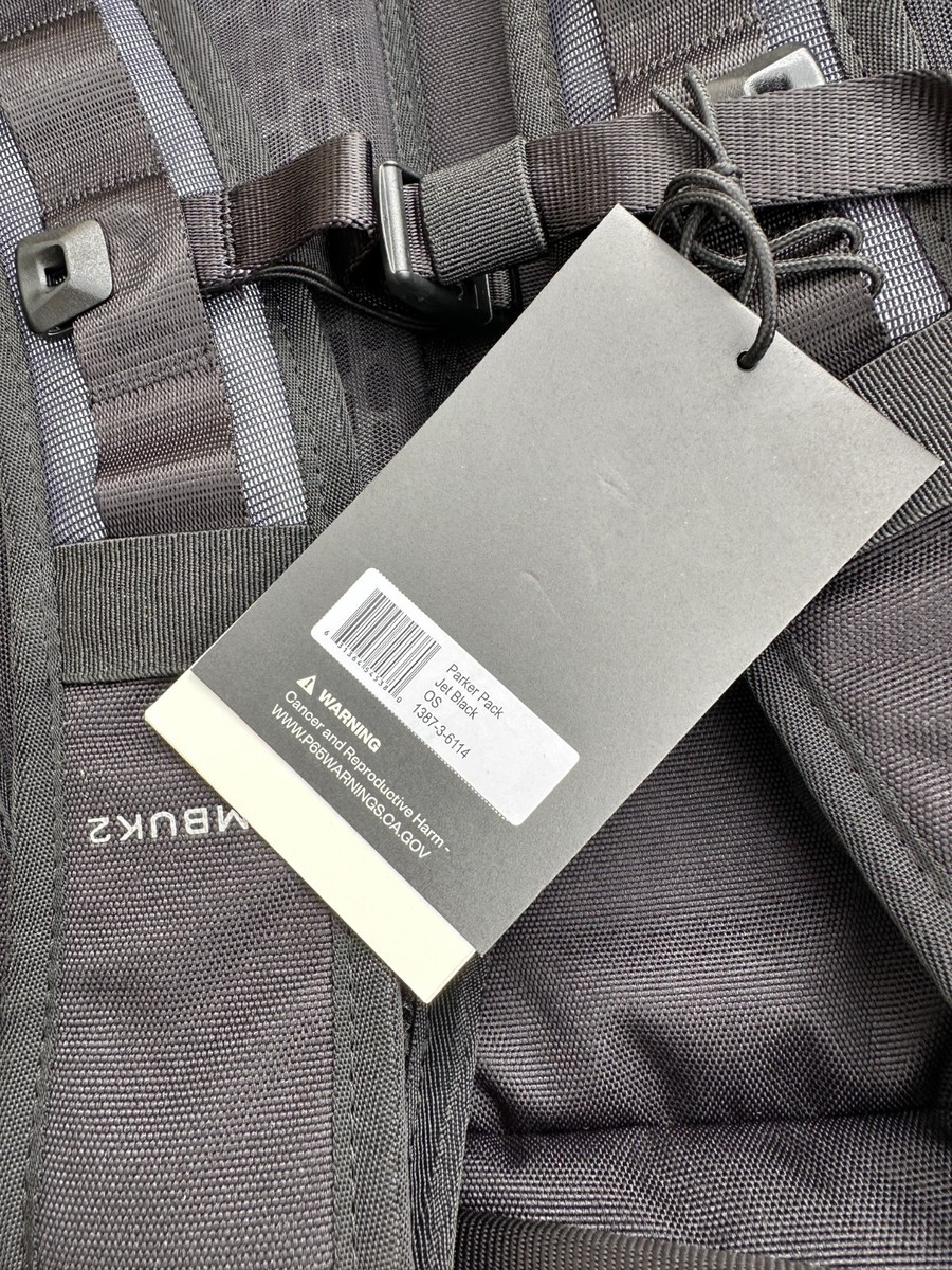 ピカ Timbuk2 Parker Commuter Expandable Backpack Jet Black - NWTS
