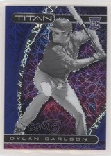 2021 Panini Chronicles Titan Blue Velocity Prizm Dylan Carlson #5 0nr3