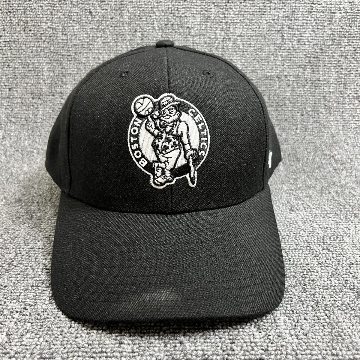 Boston Celtics '47 Brand MVP Hat Black Adjustable Strapback NBA Baseball Cap