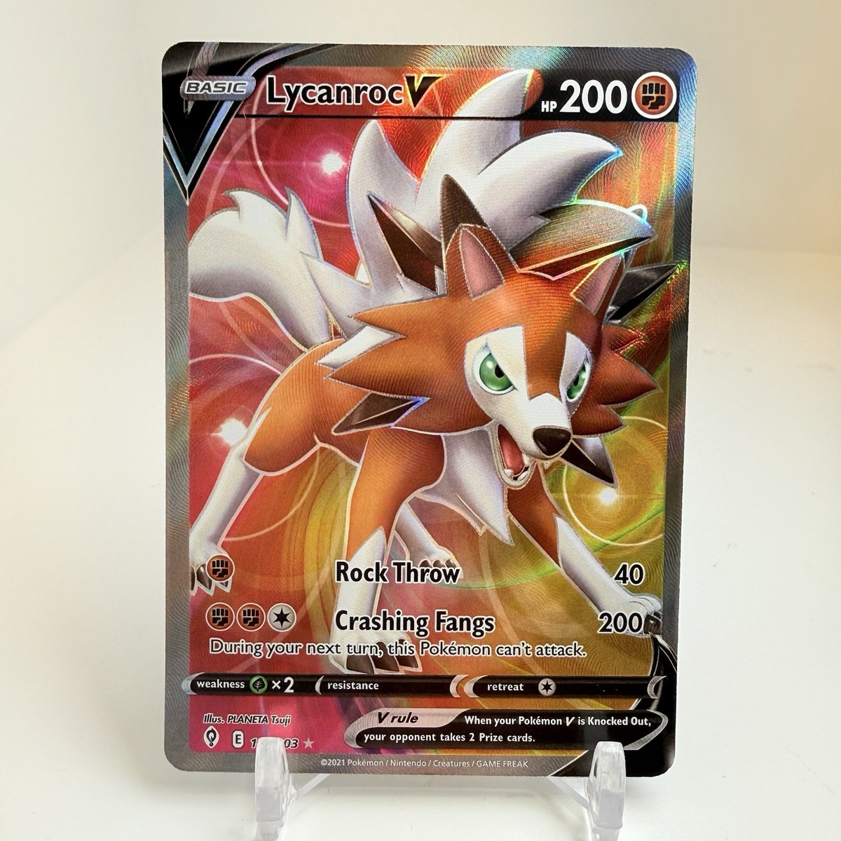 lycanroc v pokemon card price - 187/203 - Ultra Rare (Full Art) - Sword & Shield and more that will help you be a more effective player Lycanroc V (Full Art) 187/203
