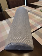Welby Gray Geometric Bolster Pillow 24x7in 100 Polyester Zip Closure