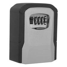  Combination Key Lock Box Portable Lockbox Storage Case with Password