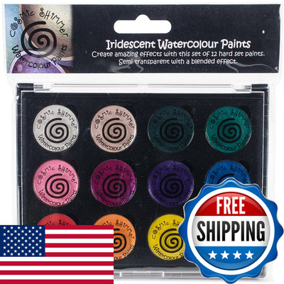 Creative Expressions Cosmic Shimmer Iridescent Watercolor Palette Set 2