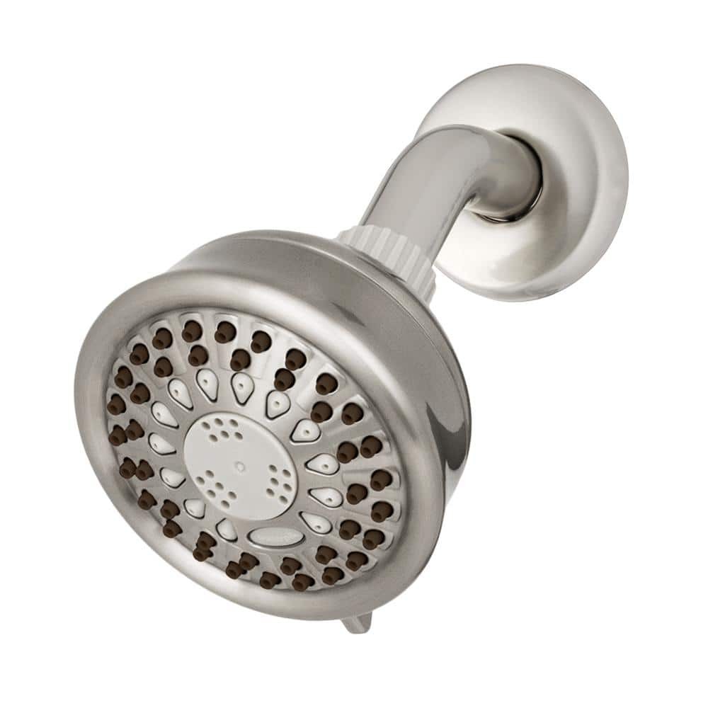Waterpik 5-Spray 3.8 in. Single Wall Mount Low Flow Fixed Sh