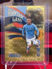 Marketplace image: 2026 Topps Chrome MLS Maxi Moralez Rhythm of the Game Suprefractor 1/1 NYCFC