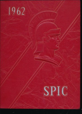 Owosso MI Owosso High School yearbook 1962 Michigan  Spic