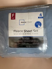 Fleece Sheet Set - Full - 4 Piece - Fits 54 X 75