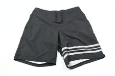 Fair Harbor The Ozone Swim Shorts Mens Large Black Lined Stretch Hybrid Beach
