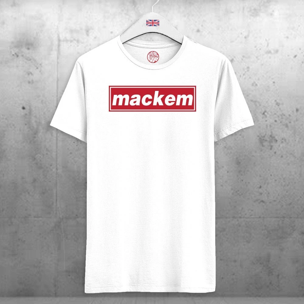 Mackem Oasis Style White Organic Cotton T-shirt for Fans of Sunderland Gift
Opens in a new window or