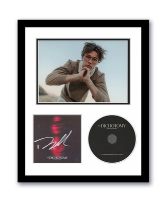 David Kushner Autographed Signed 11x14 Custom Framed CD Photo The Dichotomy ACOA