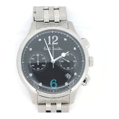 Paul Smith City klassische schwarze Herrenuhr 41 mm SS-Band aus Japan