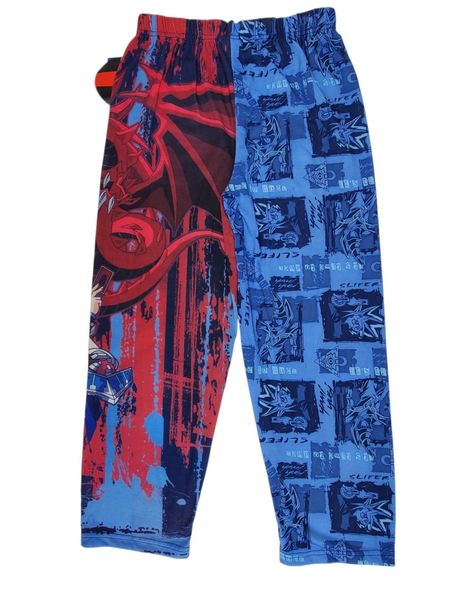 Yugioh Lounge Pants Youth Size L 10/12 Yu-Gi-Oh Vintage 90s Anime
