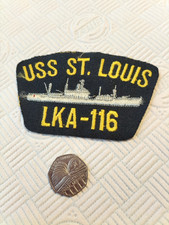 USS St Louis LKA 16 cloth patch