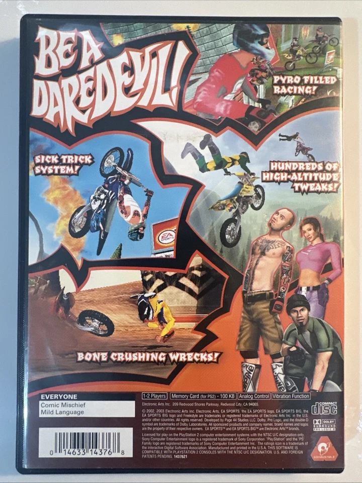 Freekstyle (Sony PlayStation 2, PS2, 2002) Greatest Hits - CIB Complete - Tested - Image 2 of 3