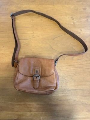 Harbour 2nd Distressed Worn Leather Crossbody Messenger Small Purse Bag