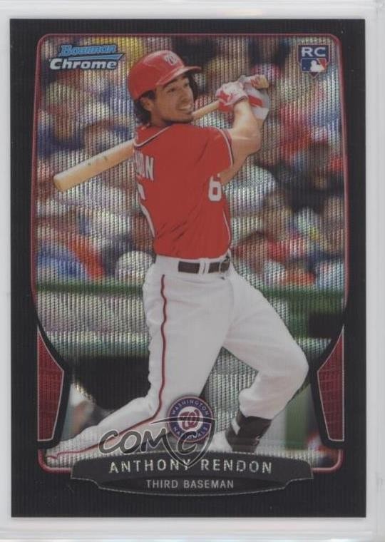 2013 Bowman Draft Chrome Black Wave Refractor Anthony Rendon #5 x0y