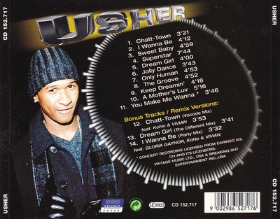 Usher - Usher (Re-Worked Master) (CD, Album, Comp) (Very Good Plus