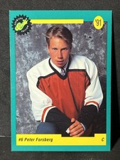 1991 Classic Draft Picks - Peter Forsberg #5 (RC)