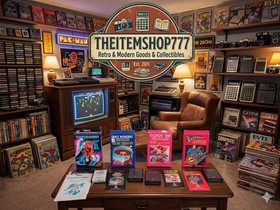 Atari 2600 Games: Winter Games, Space Invaders, Dodge 'Em, Superman. CIB Tested