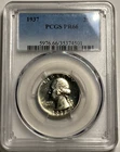 1937 Proof Washington Quarter PR66 PCGS - RARE Only 5,542 minted