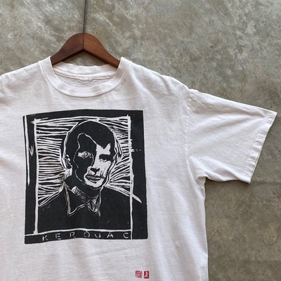 Vintage 90s Jack Kerouac Beat Generation Art Tee