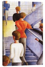 Leinwandbild Bauhaustreppe - Oskar Schlemmer