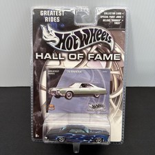 2002 Hot Wheels Hall of Fame Greatest Rides '70 RIVIERA Black-Blue w/Real Riders