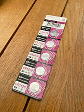 5x CR1620 3V Lithium Batteries Long Expiry Date, UK Supplier, Quality Coin Cells