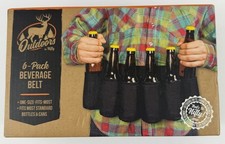 Outdoors BEER BELT -SIX PACK CAN HOLSTER - Be Prepared For A Beer Emergency- NEW