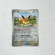 eevee pokemon day card Eevee (Pokemon Day 2025) (Reverse Cosmos Holo) 074/131 PSA GRADE 9