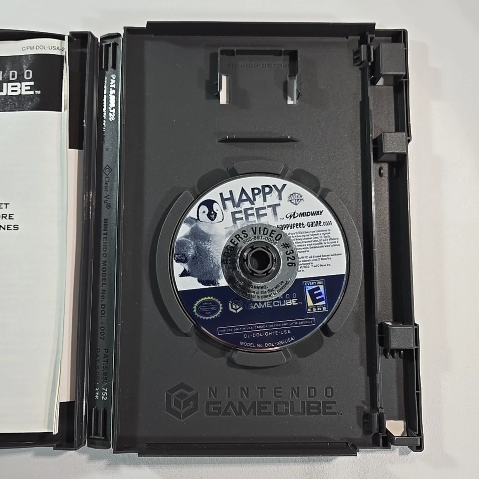 Happy Feet Nintendo GameCube No Manual Good Condition Tested - Image 4 of 4