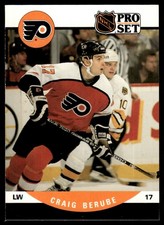 1990-91 Pro Set Craig Berube Rookie Philadelphia Flyers #498