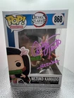 Funko Pop Demon Slayer Nezuko Kamado Signed Abby Trott PSA