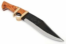 CUSTOM Handmade High Carbon Steel Hunting FIX BLADE BOWIE KNIFE FULL TANG