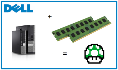 16GB -2x8GB Memory RAM Upgrade for Dell OptiPlex 7010 SFF/USFF PC