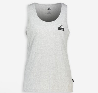 Quiksilver Standard graues Damen-Tanktop Surfer Strandshirt Größe Small
