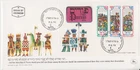 Israel 1976 Purim Book of Esther Mini Sheet FDC SC # 595a
