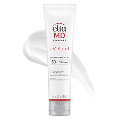 	EltaMD UV Sport Sunscreen Lotion SPF 50 - Face and Body Sunscreen SPF 50 Water	