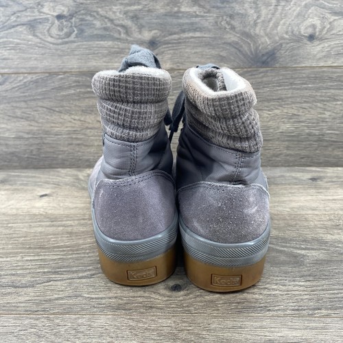 Keds Women's Suede Winter Water Resistant Ankle Camp Boot Size 9.5 Gray WH65575 - Picture 7 of 14