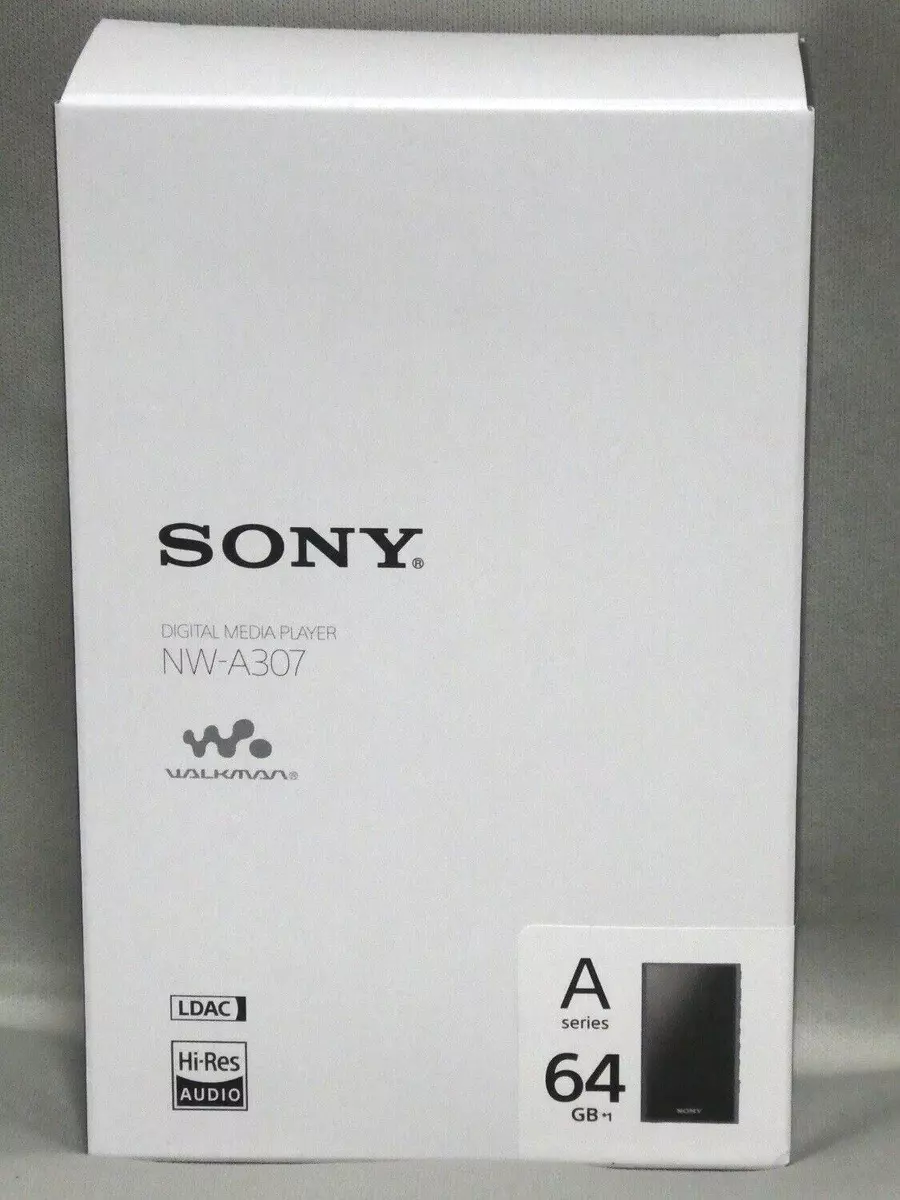 SONY WALKMAN 64GB Hi-Res A300 Series NW-A307 Audio Player Blue English Language