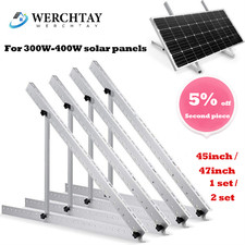 45/47in Solar Panel RV Tilt Mount Brackets Roof Flat Surface Adjustable Frame